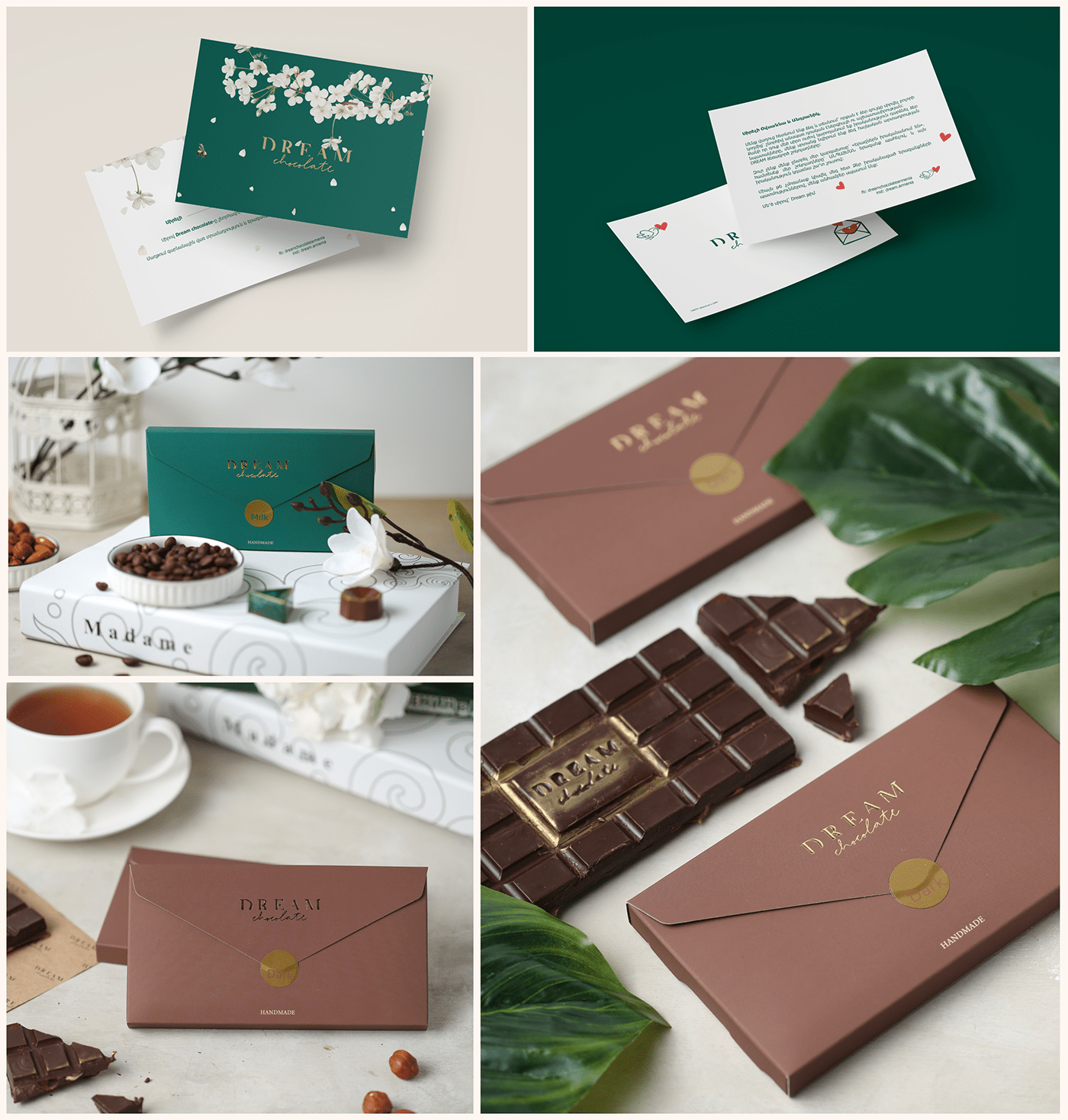 box branding  chocolate chocolate packaging green logo Logo Design package Packaging