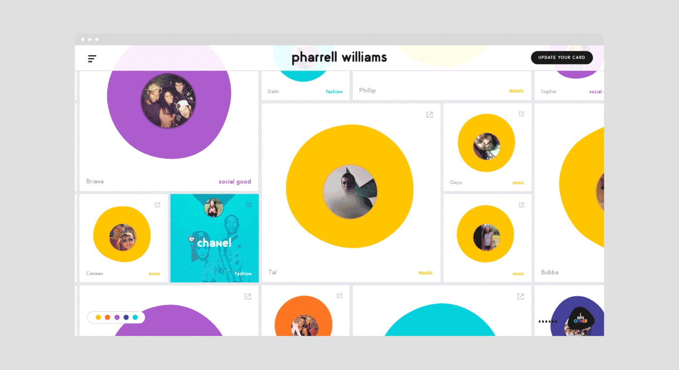 Pharrell pharrell williams portfolio personal website hip hop music Fashion  art design Film  