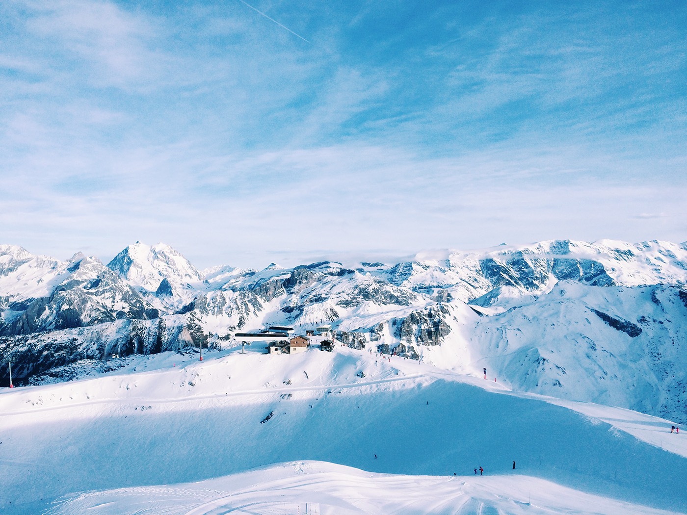 Courchevel skiing Photography  landscapes