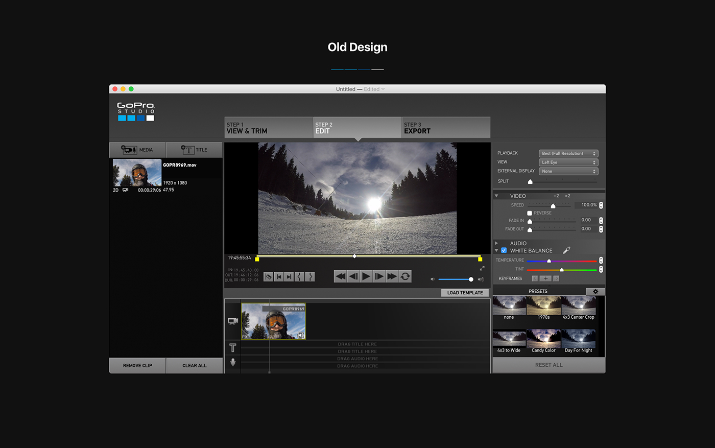 gopro mac app macos concept redesign studio UI ux Interface
