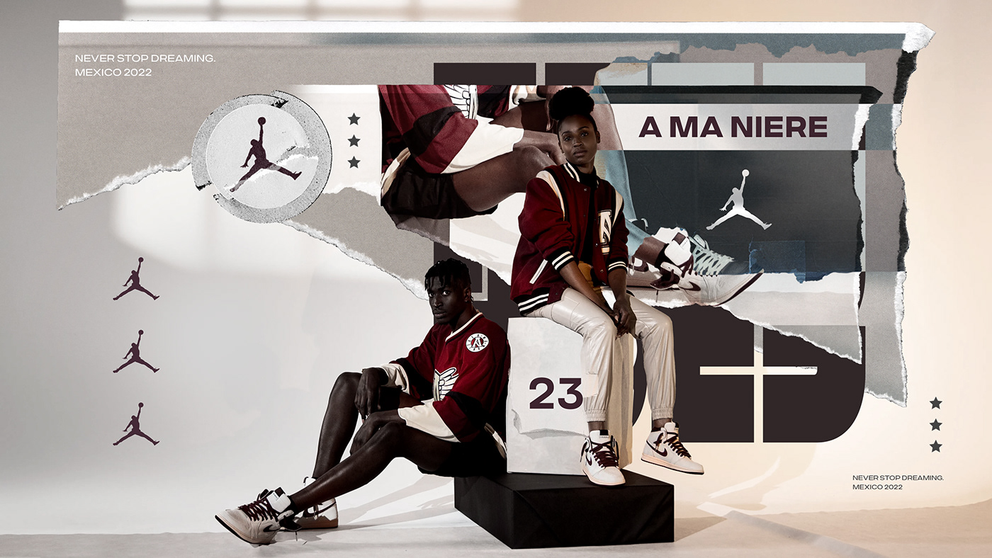 jordan streetwear merchandise sports brand identity football branding  nfl Brand Design visual identity