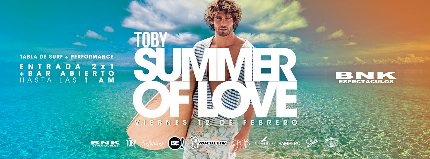 flyer party summer of love graphics fiesta photoshop Promotion afiche