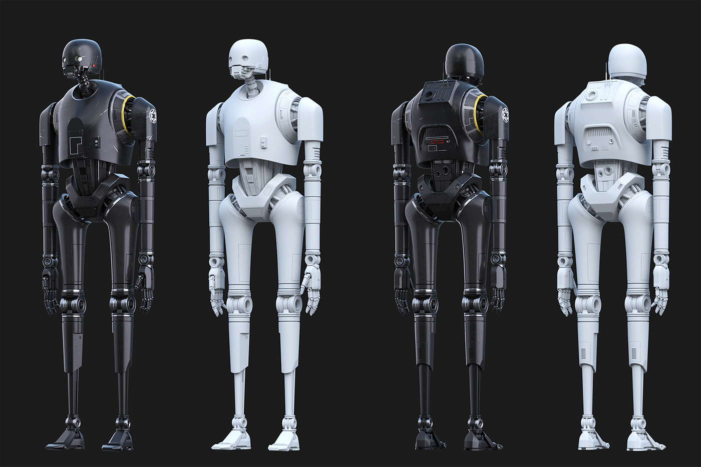 k2so star wars wip droid k-2so Character robot Kay-Tuesso
