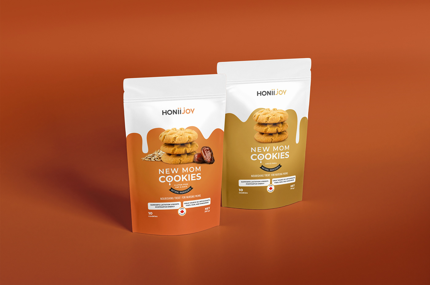 cookies Packaging product design  organic Food  product packaging design package Label pouch
