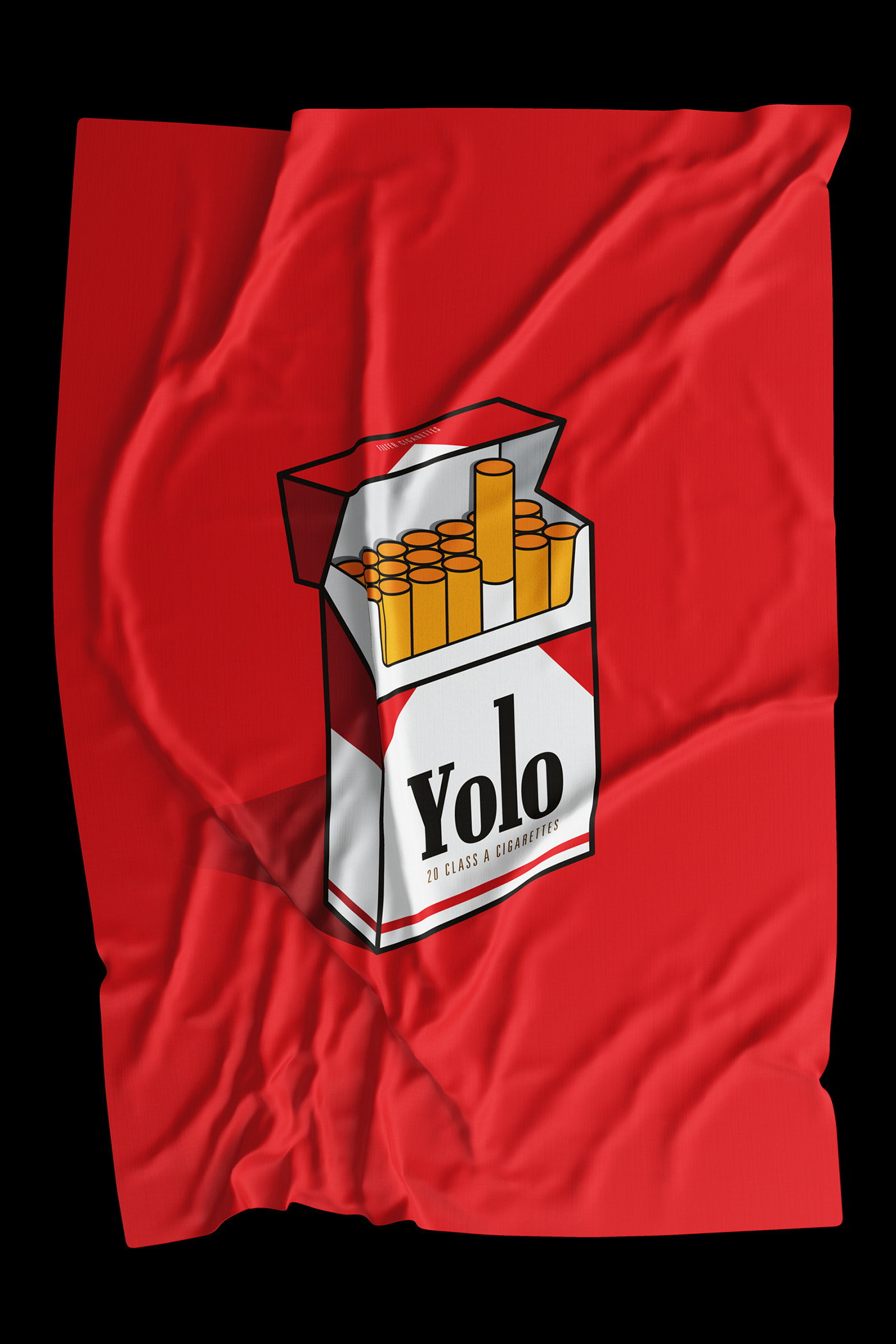 marlboro cigarette smoke red Pop Art Packaging