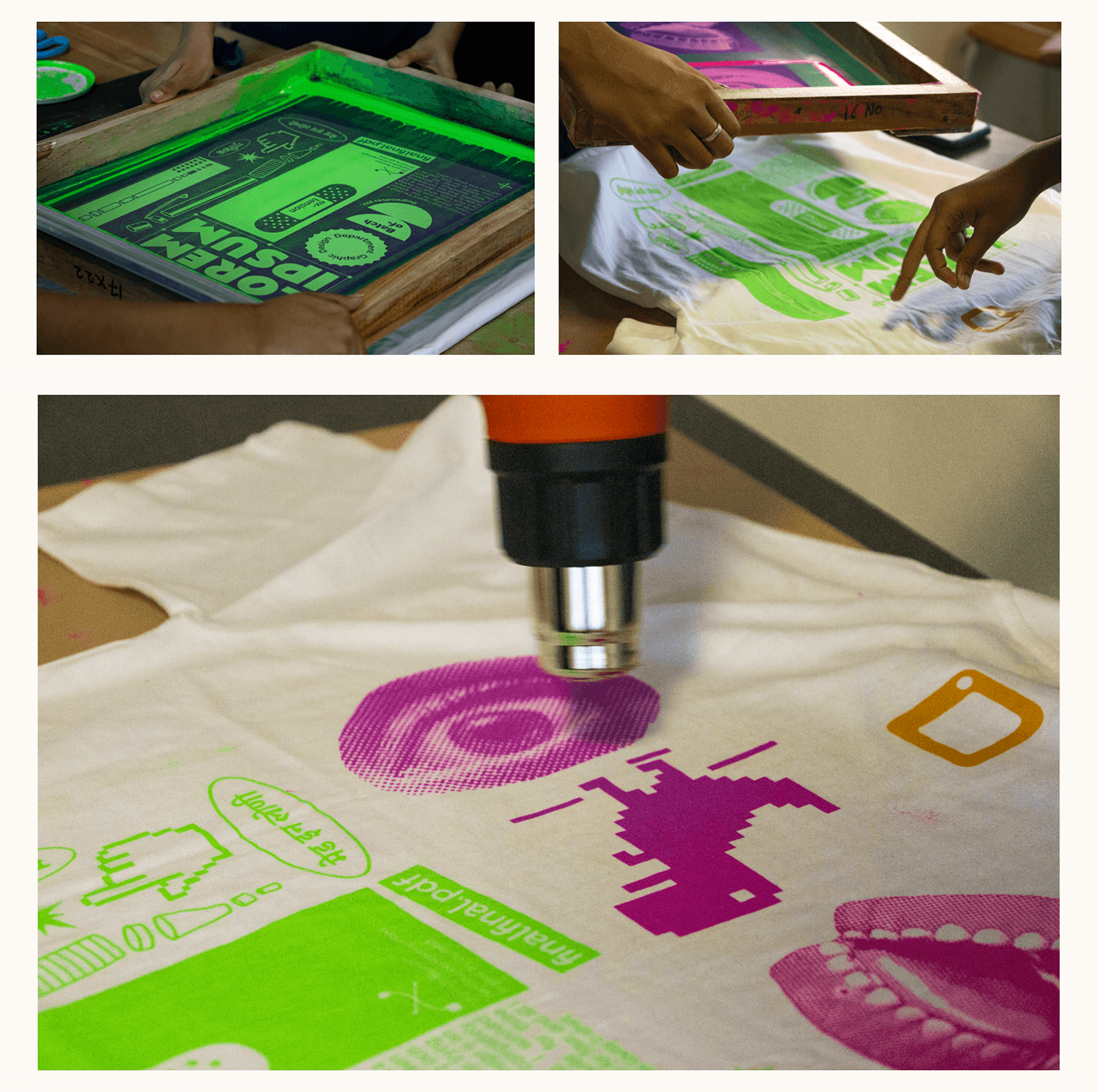 graphic design  screen printing screenprint ILLUSTRATION  branding  Printing print Tshirt Design tshirt Clothing