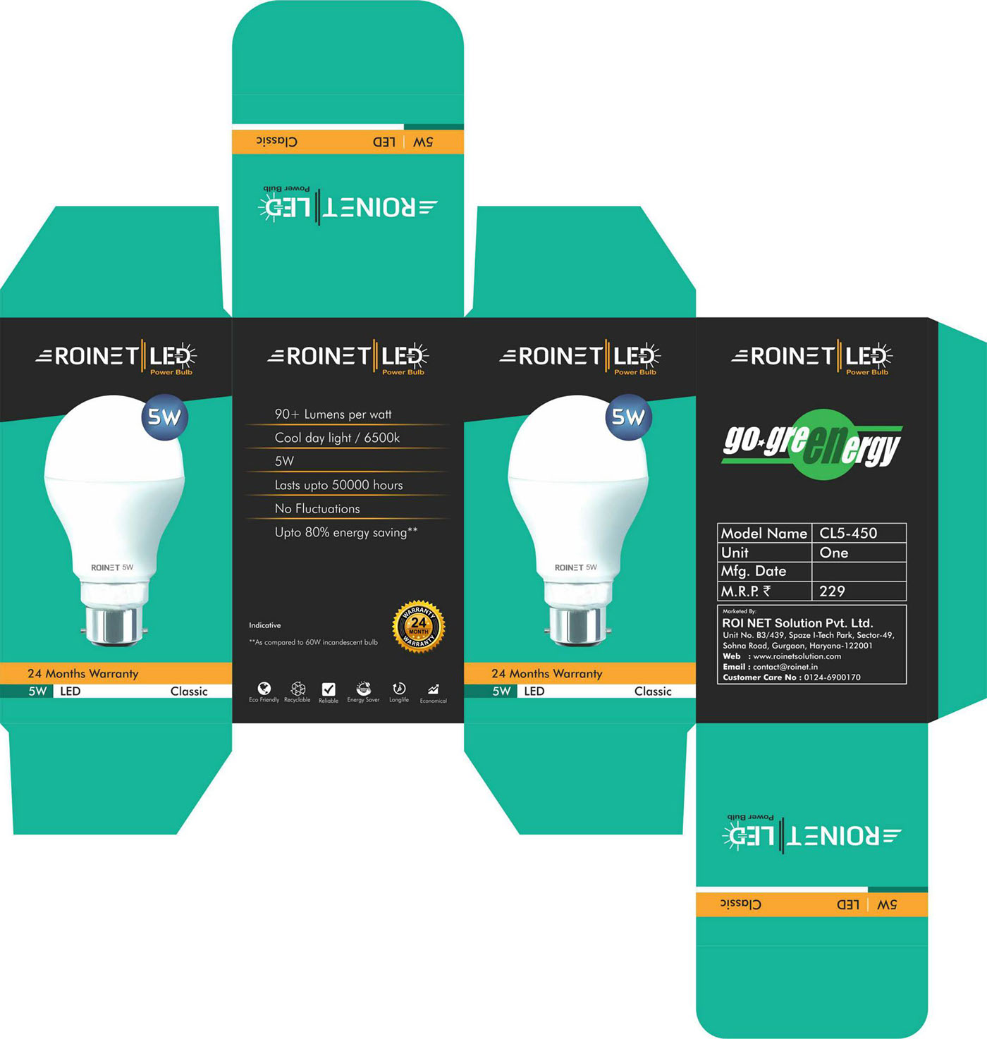 LED Bulb Packaging on Behance