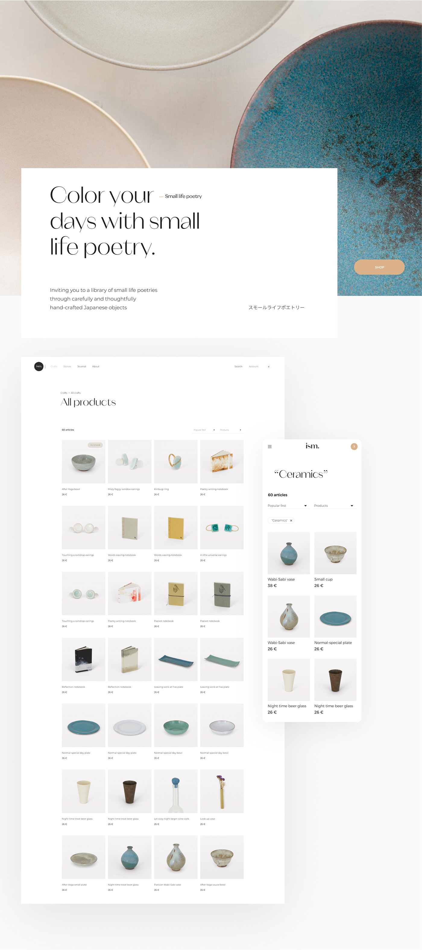 branding  e-commerce Interface Shopify Webdesign Website interaction Minimalism store UI/UX