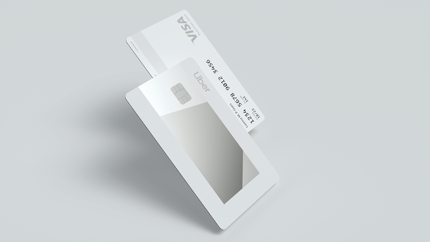 brand identity credit card Debit card foil money product uxdesign uidesign financialproduct Uber