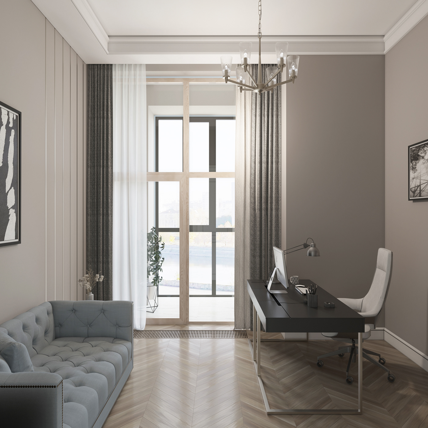 indoor interior design  3ds max visualization corona