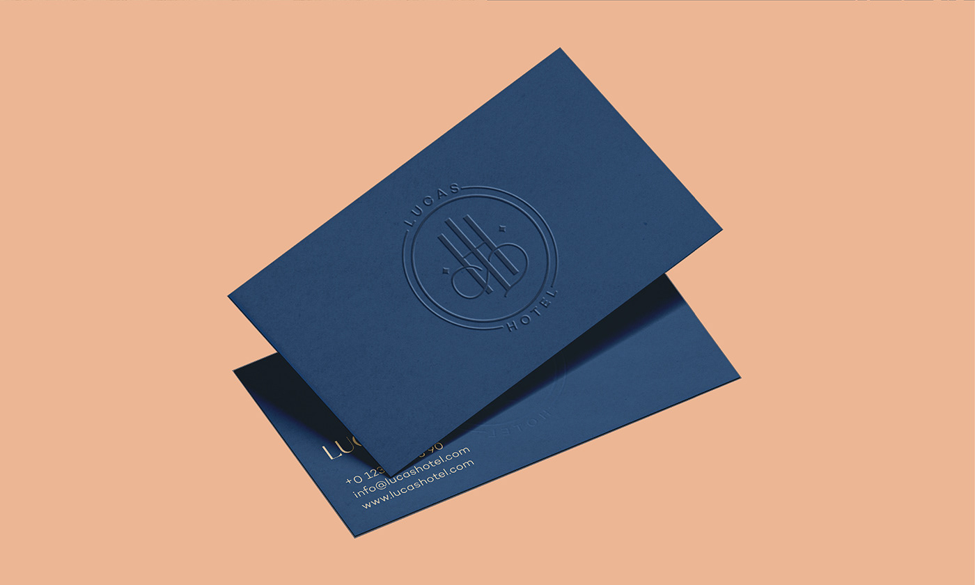 Branding Identity business card Corporate Identity creative elegant hotel Logo Design luxury modern resort
