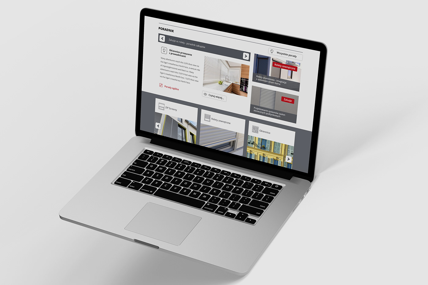 awnings Online shop online store roller blinds Roller Shutters UI ui design UI/UX user interface Website