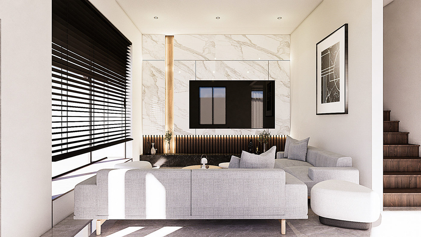 interior design  architecture Render 3D visualization modern Interior interiordesign New Chinese Style enscape
