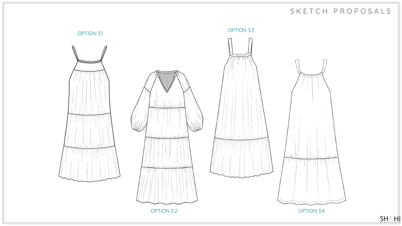 AI sketch apparel Clothing design process Fashion  resort wear