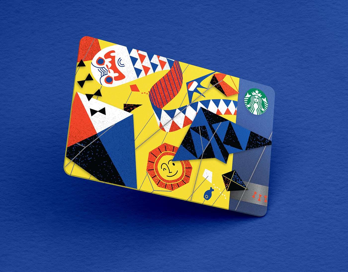 starbucks coffee gift card design and illustration mockup by chelsea wirtz studio 