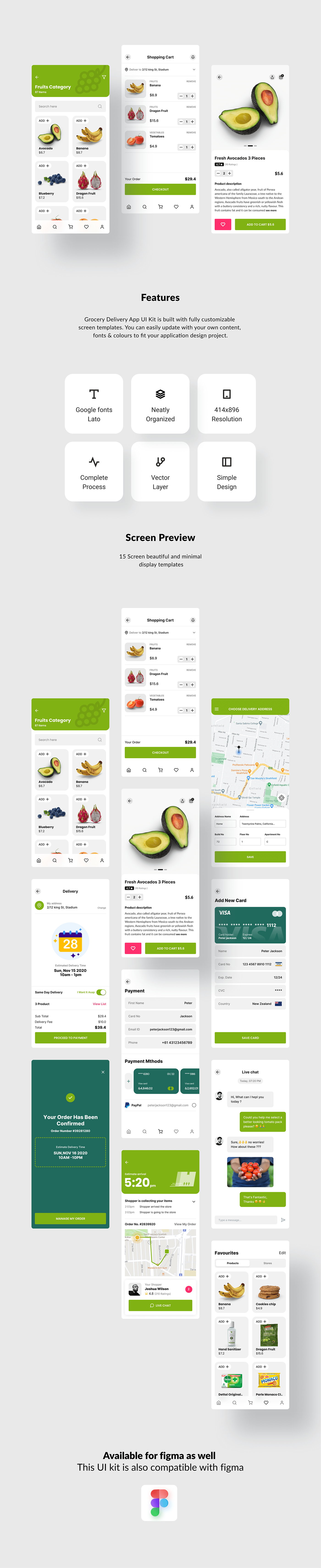Food app design food delivery Grocery App grocery delivery Grocery Store App iOS app design