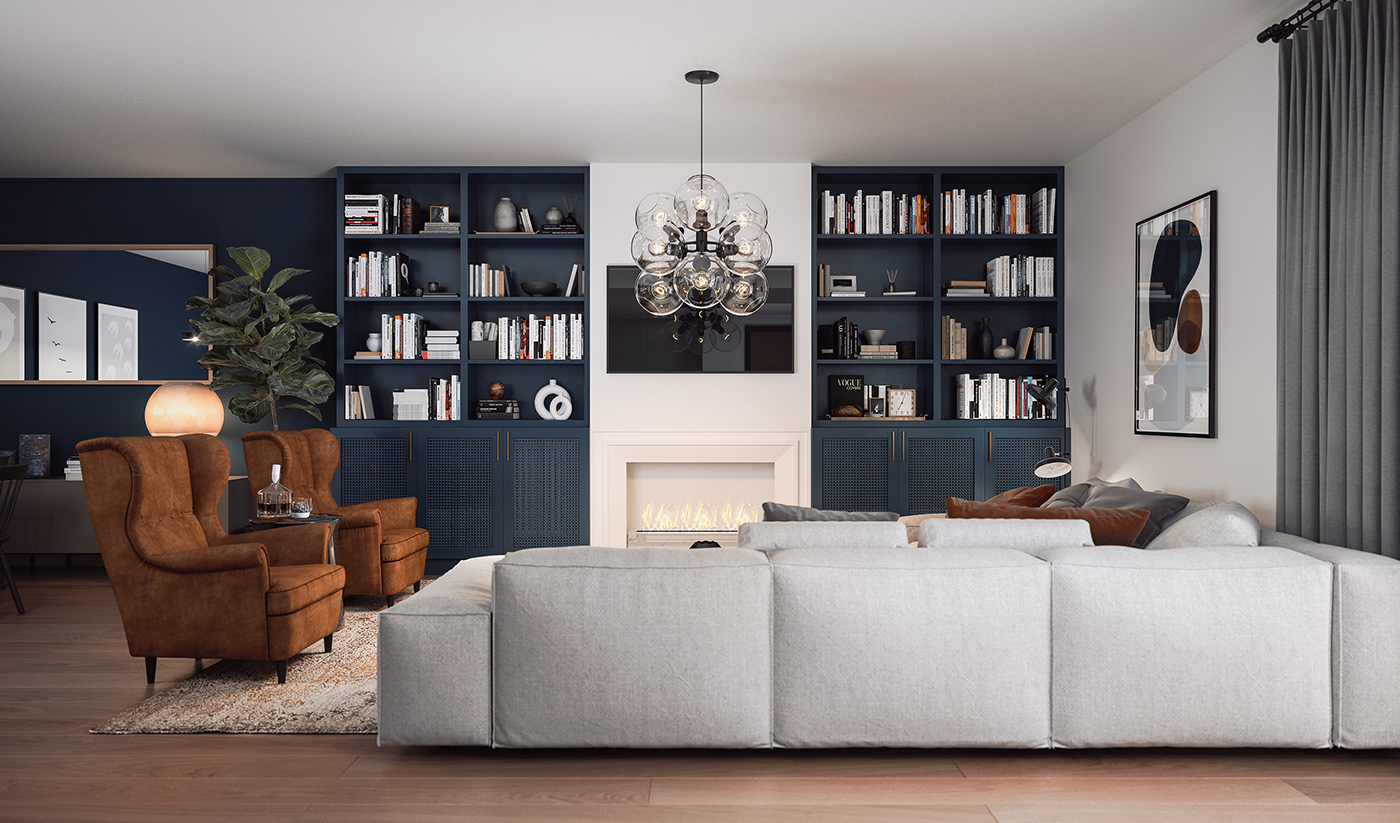 3ds max architecture athens corona render  design Greece interior design  living space Render visualisation