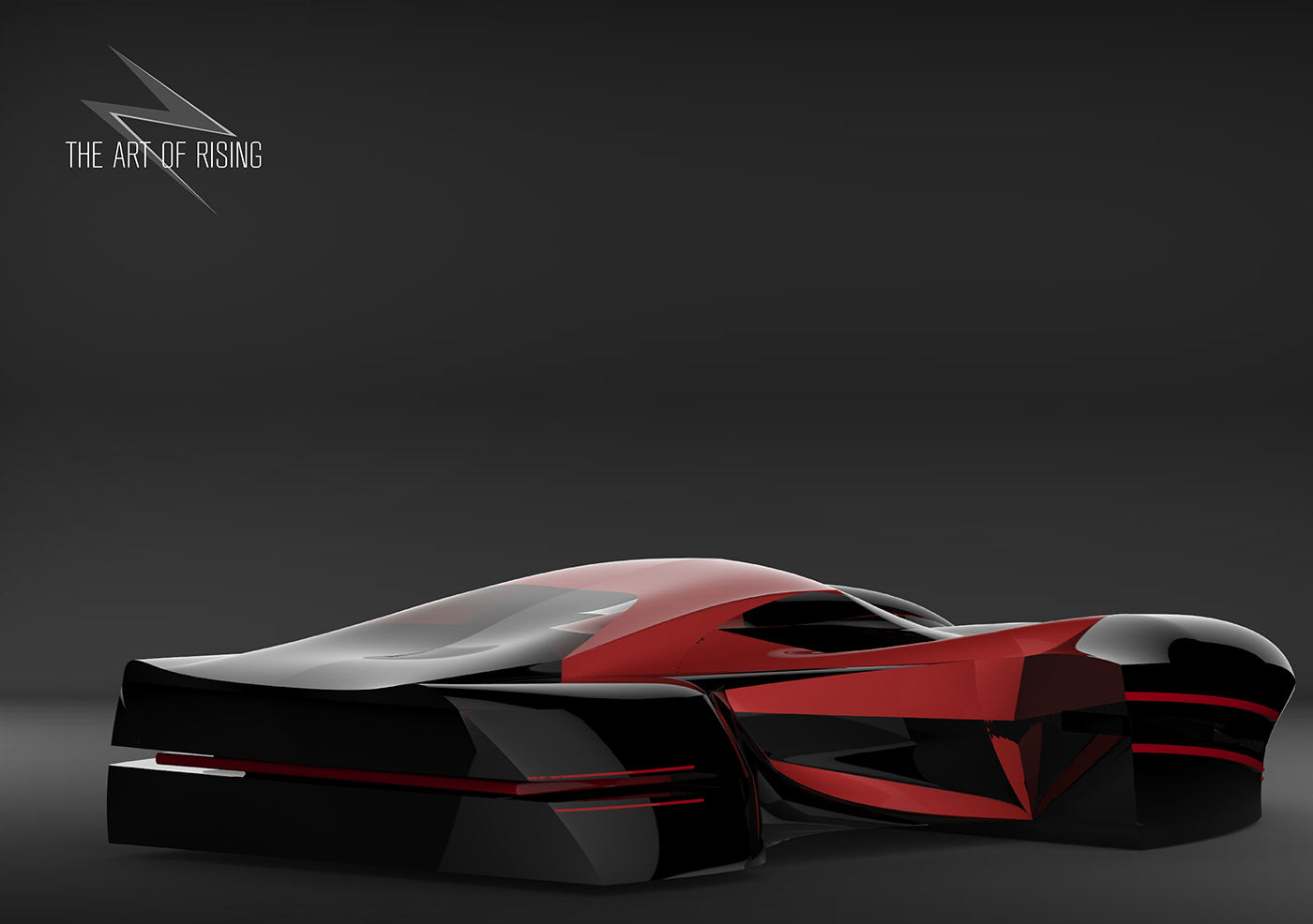 Rhino 3D model car futuristic design Render art rising
