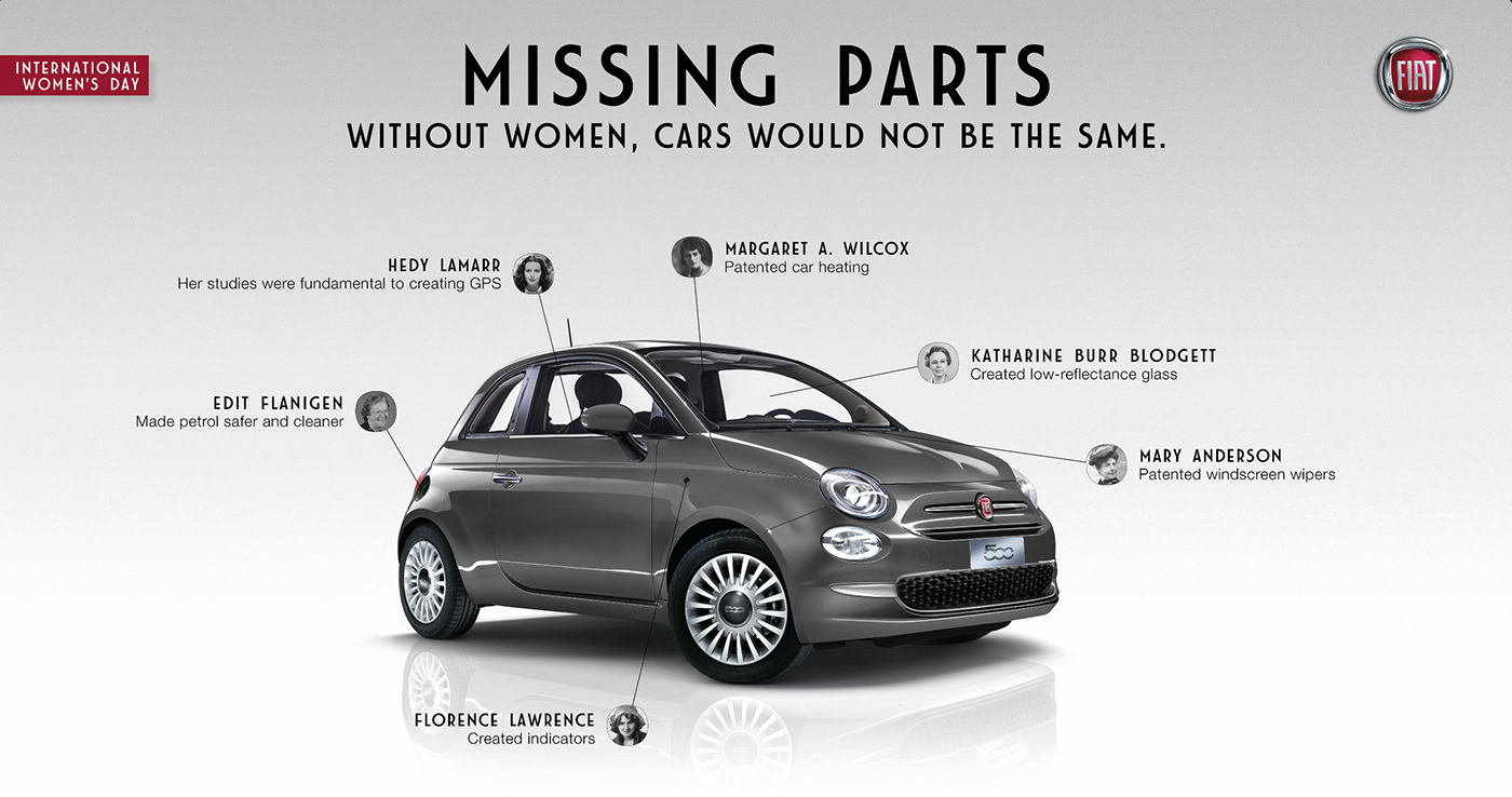 fiat missing parts women's day automotive   women