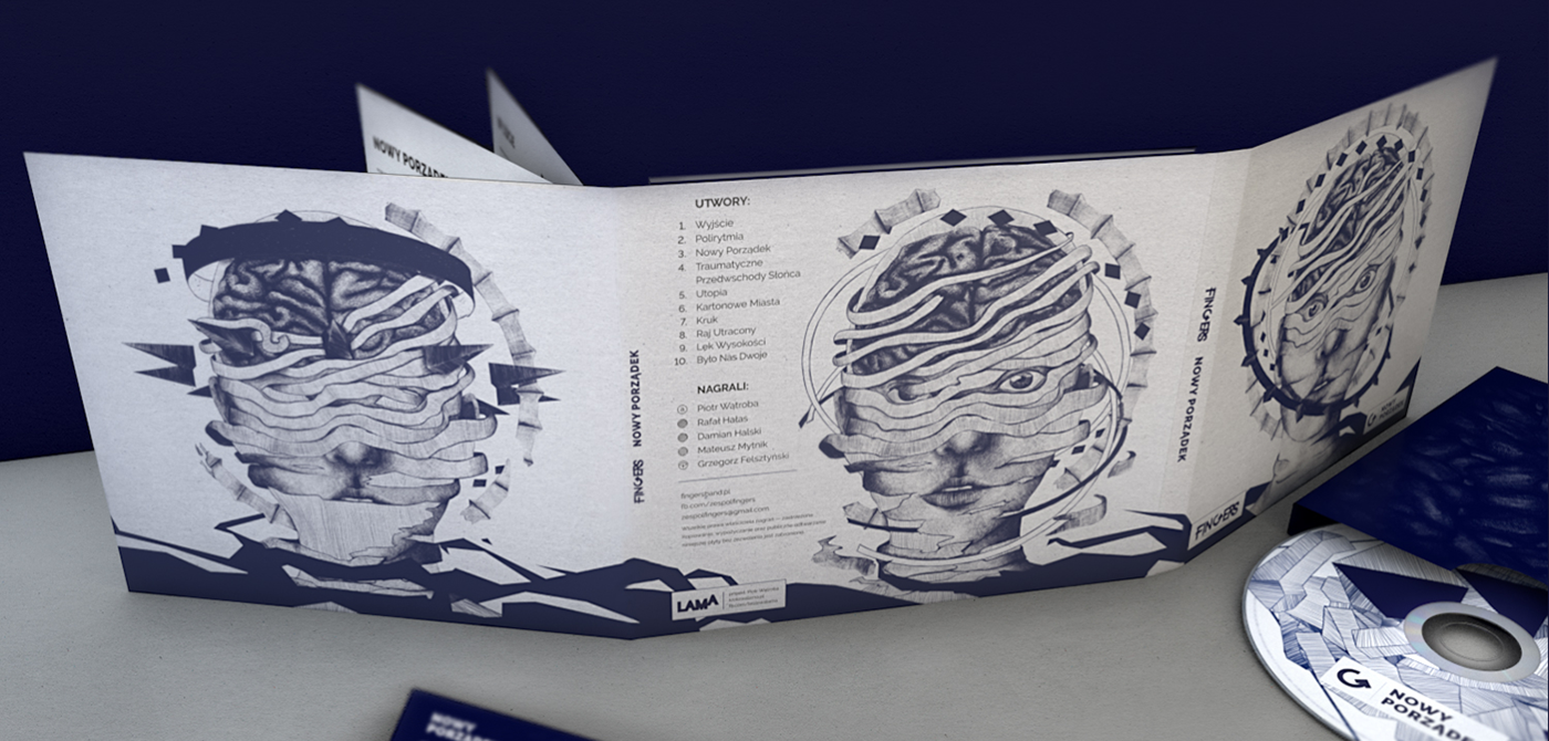 music rock design edition ILLUSTRATION Drawing poland Album print band