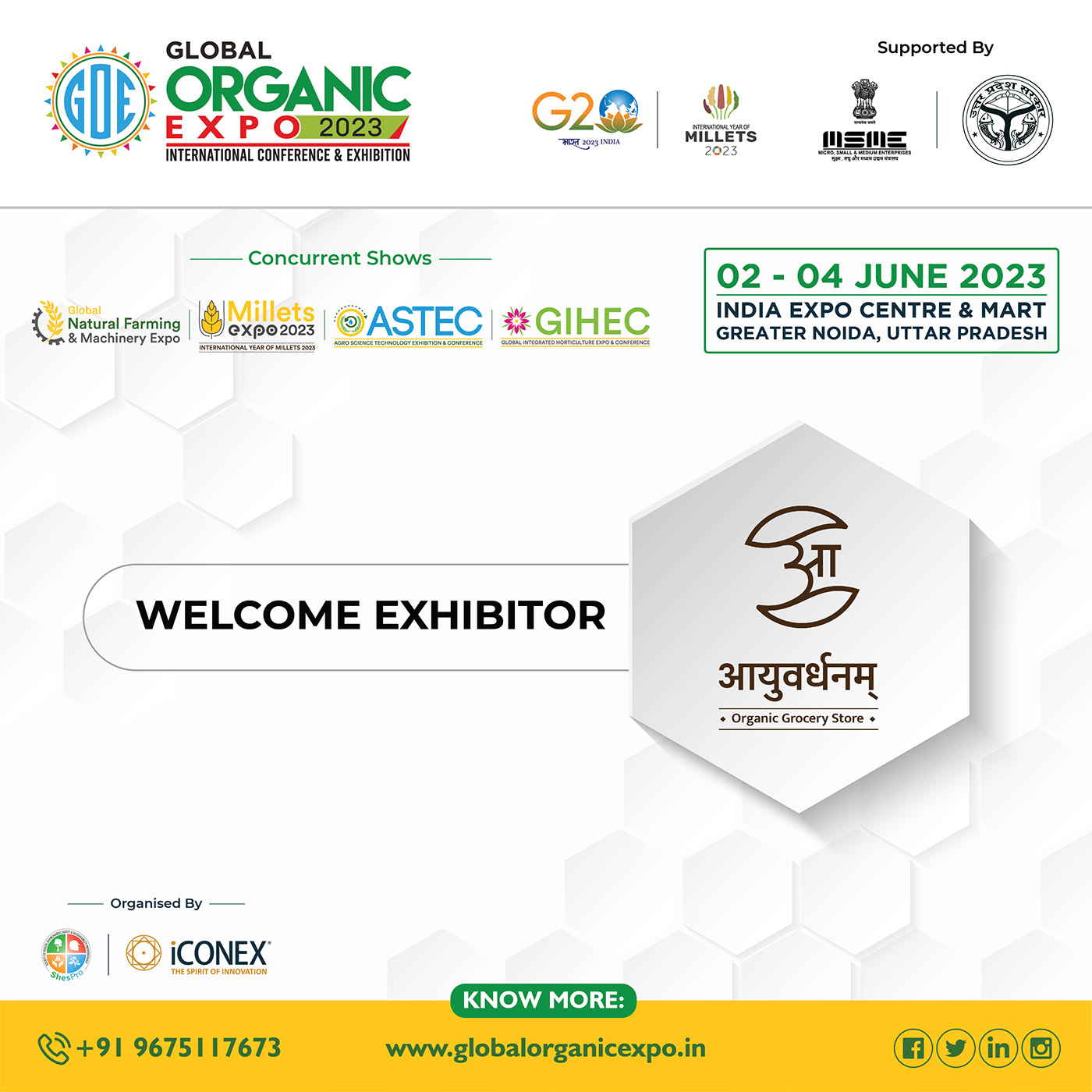 organic Event poster farming