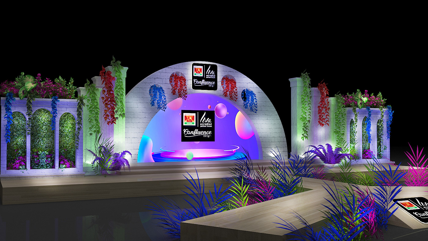 liva ABG Aditya Birla Group Stage floral Event event stage