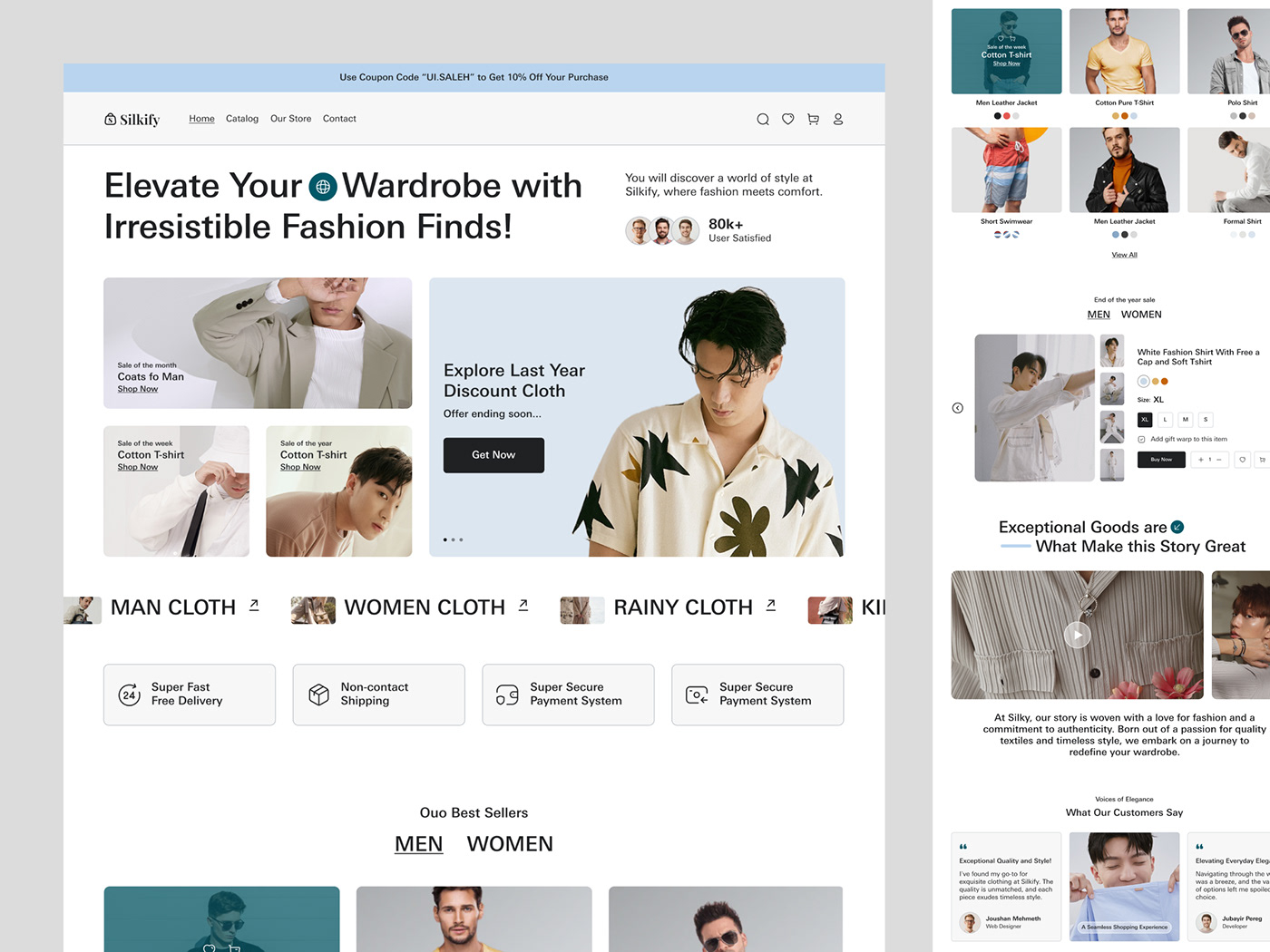 Shopify Clothing Website Design
