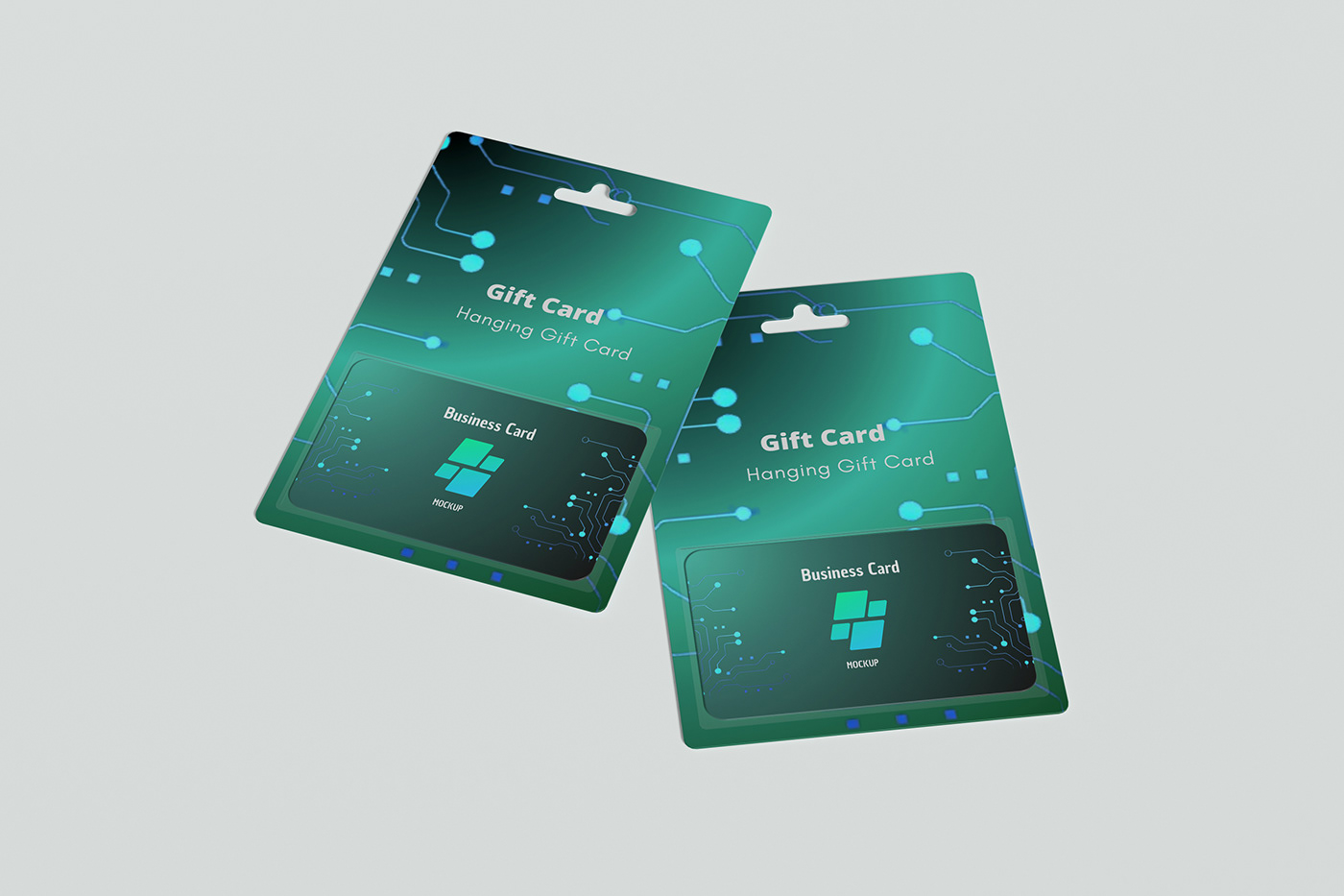 business cardholder COUPON discount gift holder Keycard Mockup psd template
