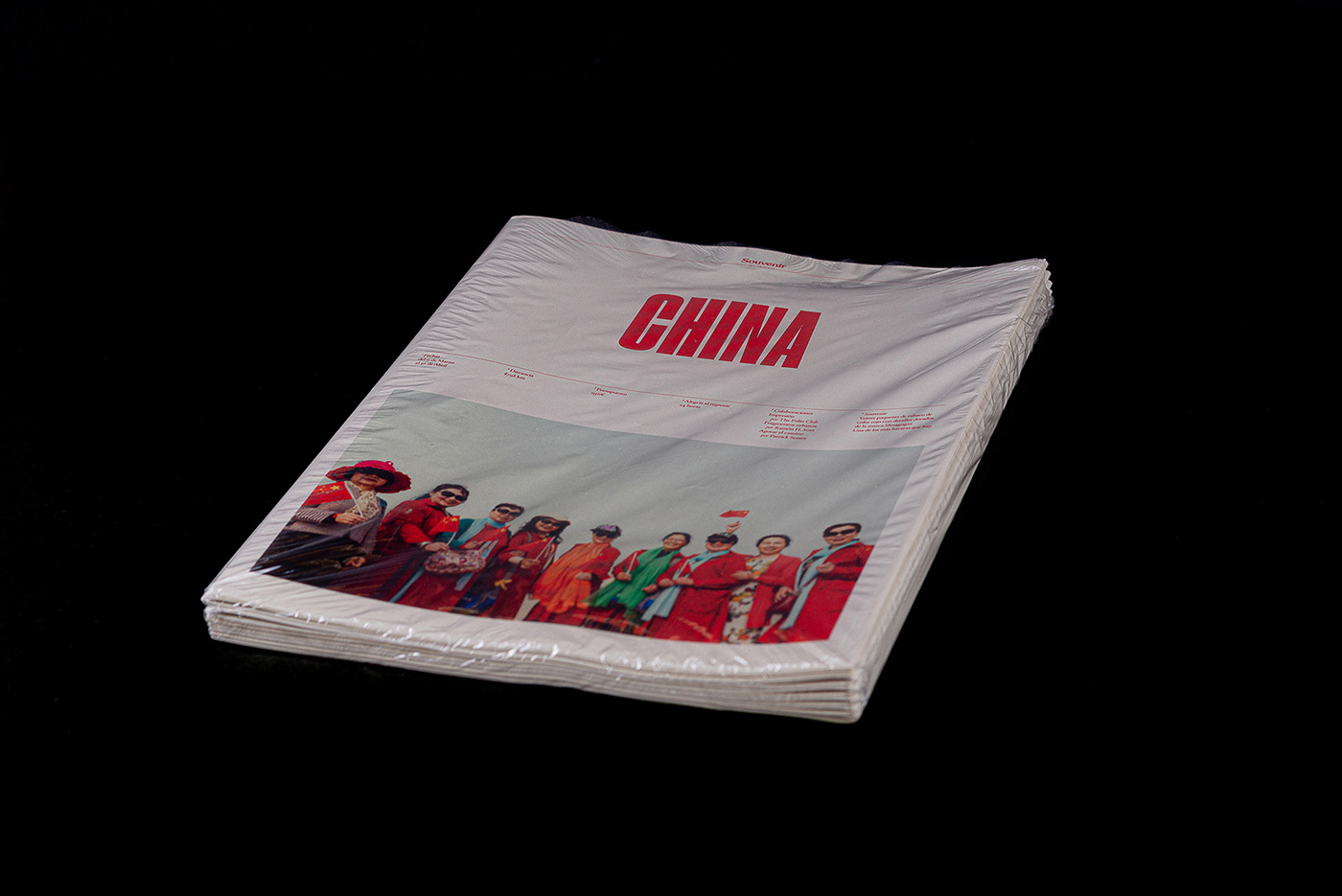china Documentary  editorial Layout magazine pekin print red Travel typography  