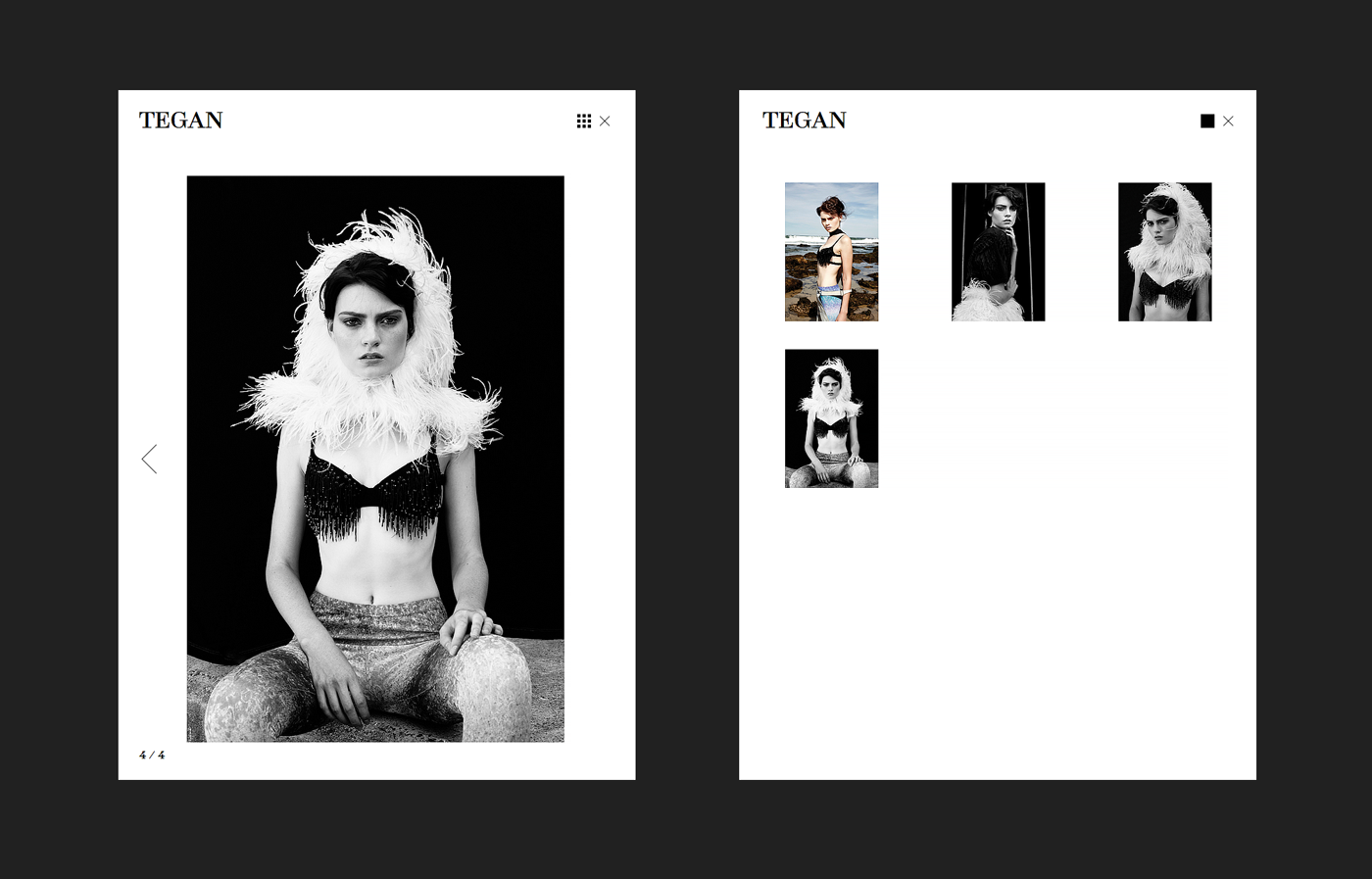 logo identity Photography  Website photographer digital black & white