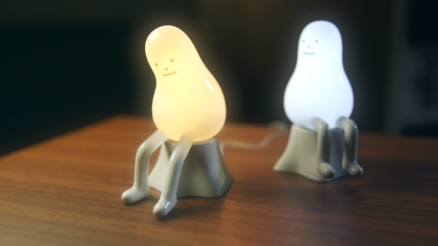 Sticky Monster Lab c4d cinema4d octane after effects Character animation  Lamp