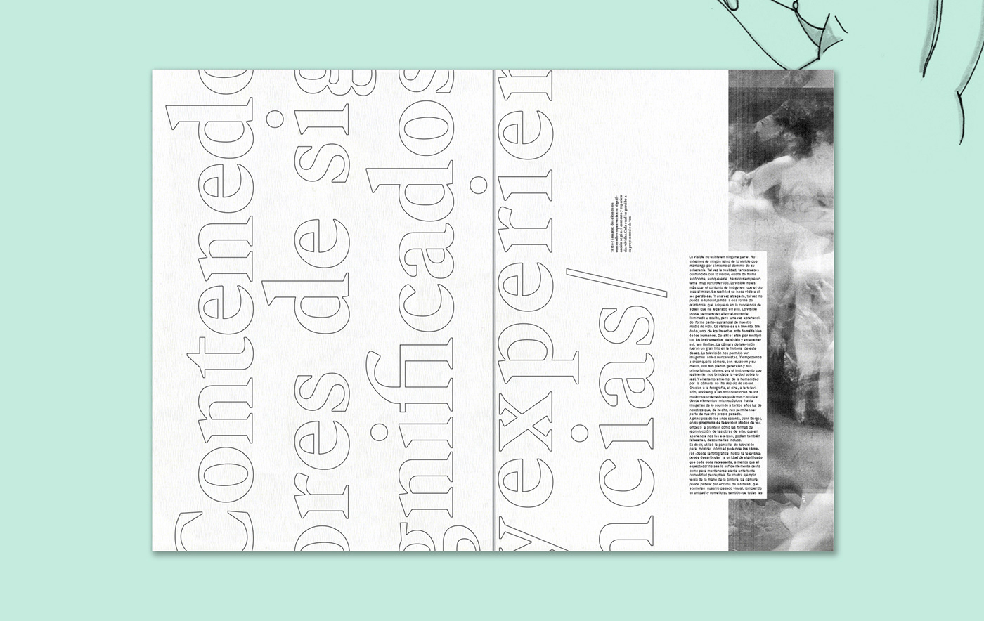 john berger editorial fadu Gabriele Layout fanzine identity design type magazine