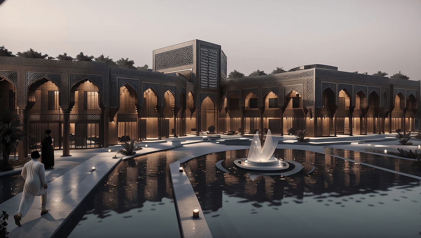 graduation project architecture islamic muslim arabic ramadan design