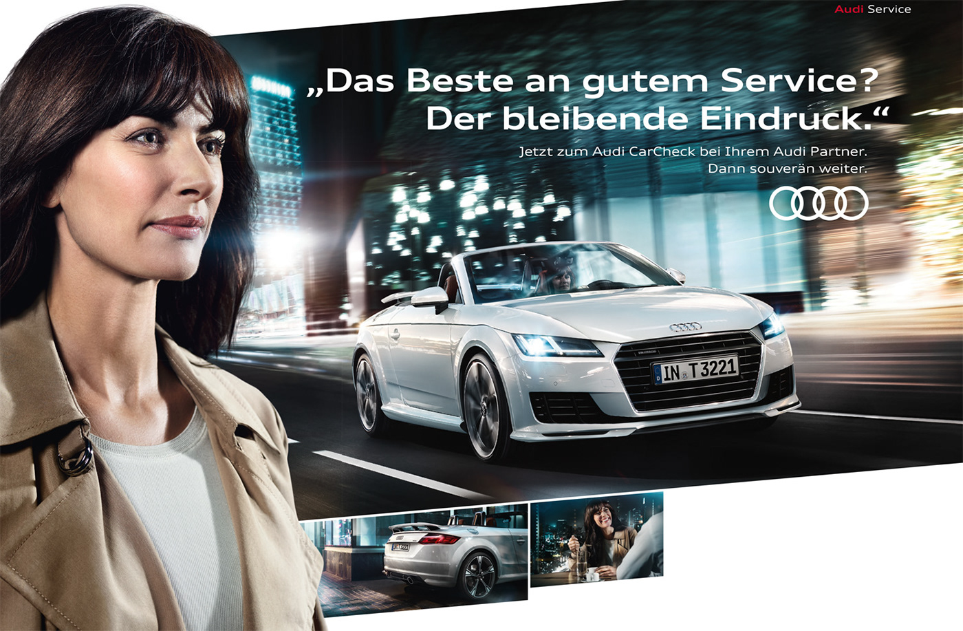 Audi Advertising  Carshoot agency carphotography creative photoshop campaign