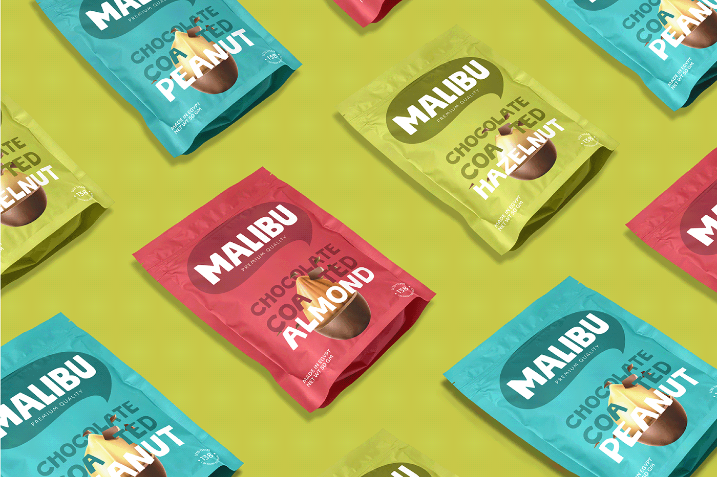 almond Candy chocolate hazelnut modern nuts Packaging packaging design snack snacks