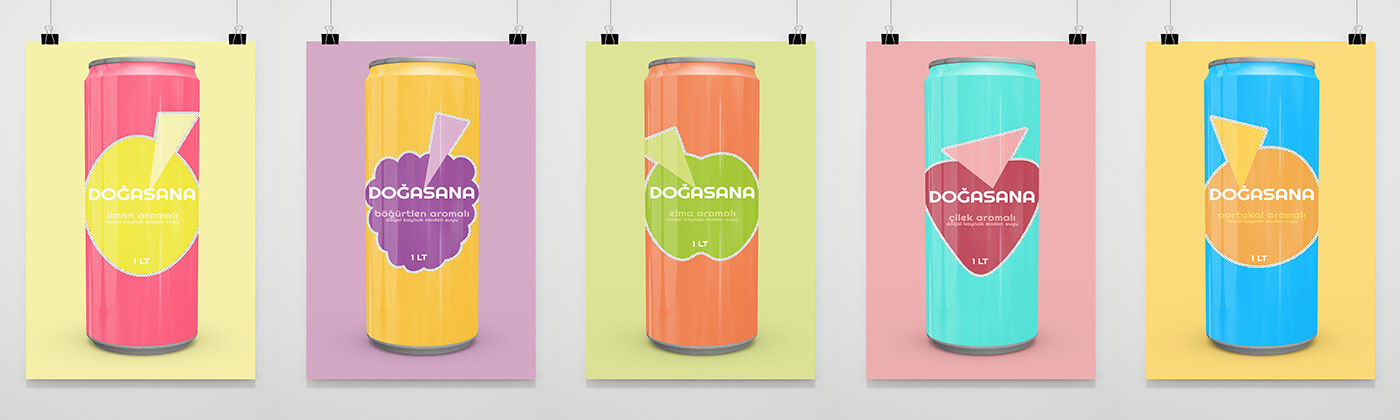 design drink Fruit mineralwater Packaging packagingdesign soda