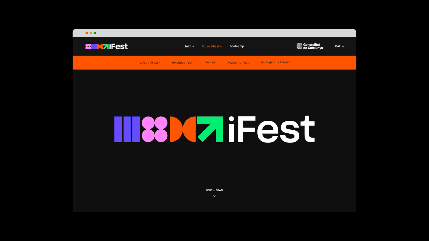 art direction  barcelona design festival graphic design  identity typography   Web Design 