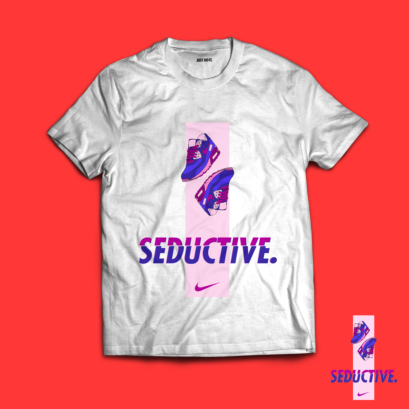 Nike tshirt design just do it seductive Tshirt Design Nike Tshirt