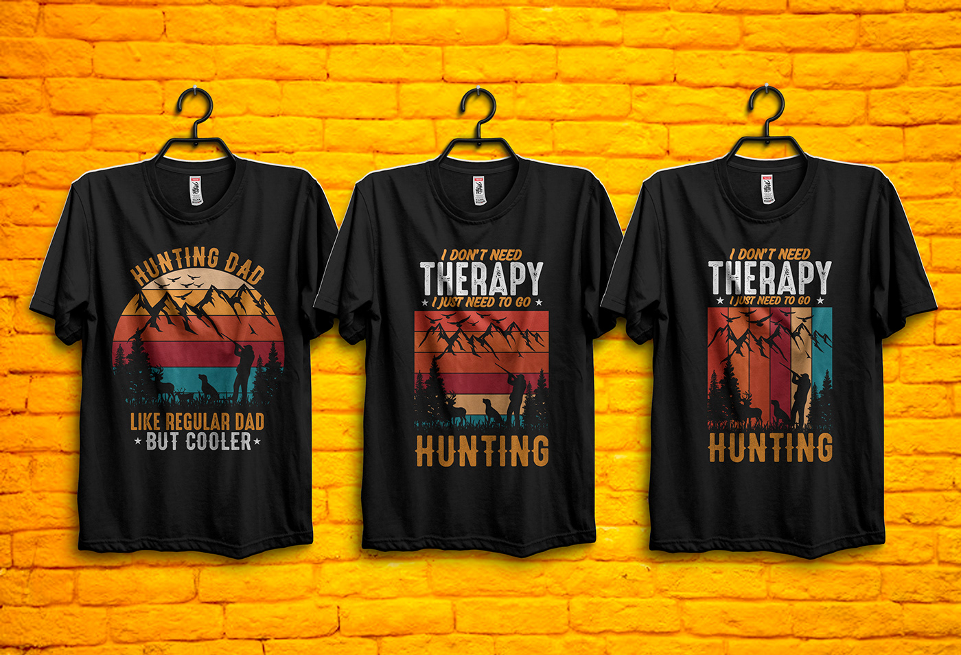 Hunting Hunting T-shirt Hunting T-shirt Design Deer Hunting deer therapy Gun camping tshirt Clothing