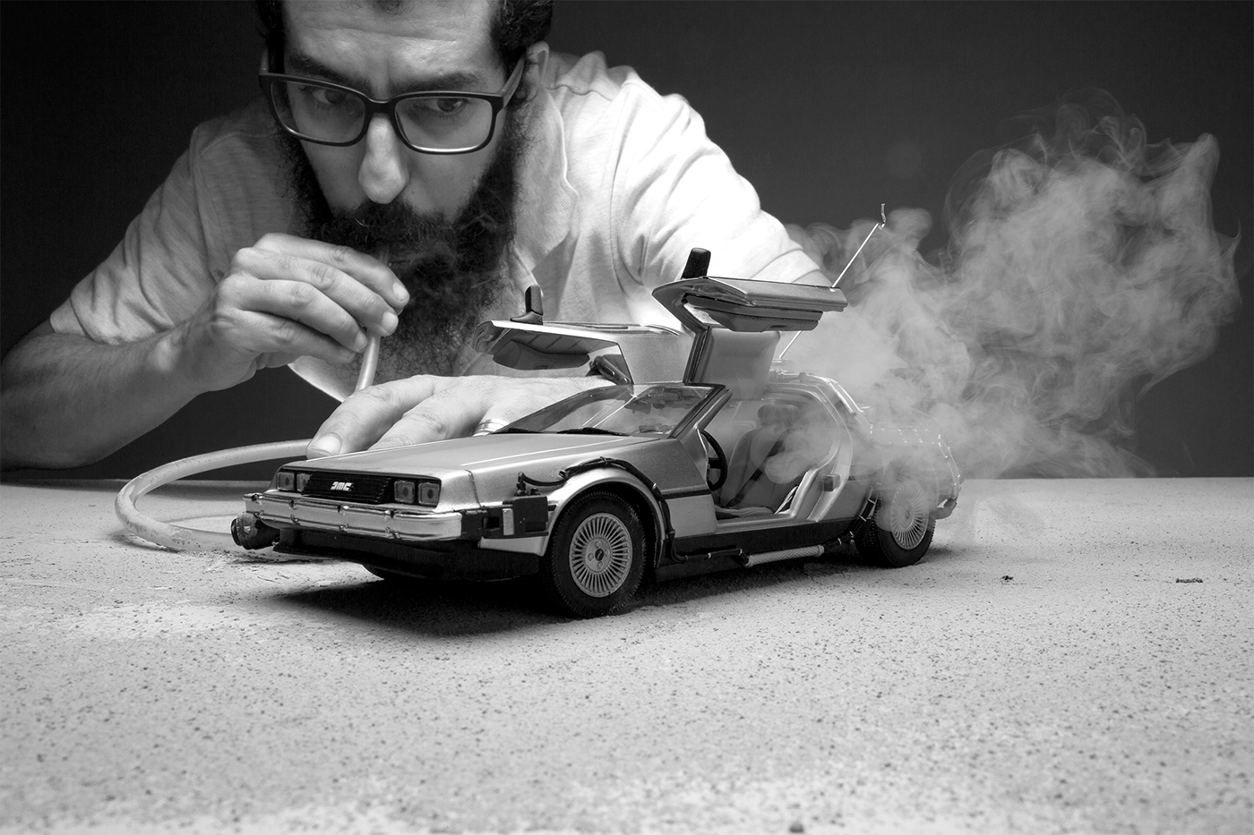 back to the future car Scale car craft Photography  Digital Art  toys