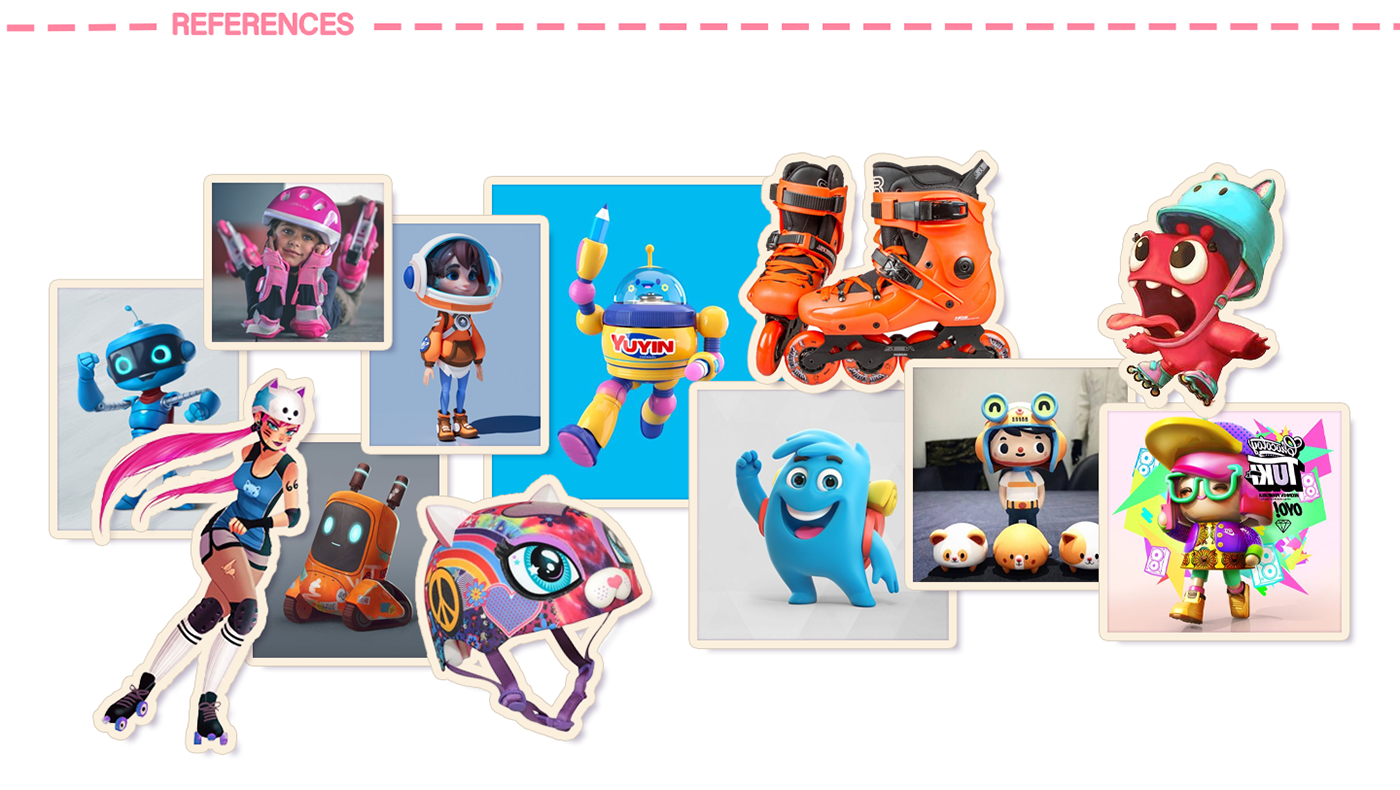Character design  characters children friendly personajes roller sport Sports Design trainer training
