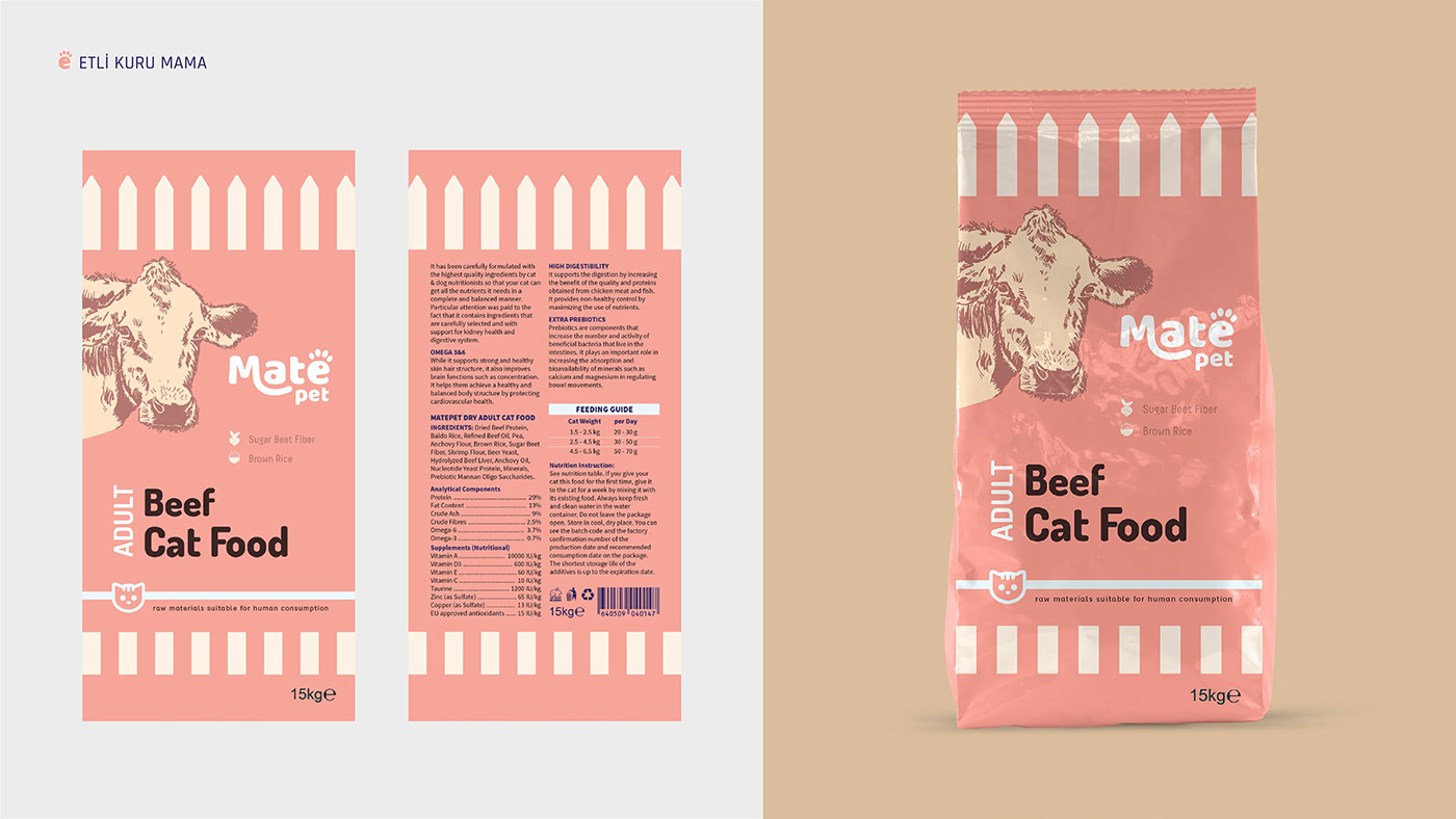 Behance Cat catfood design dribbble graphic ilustration Packaging Pet Pinterest