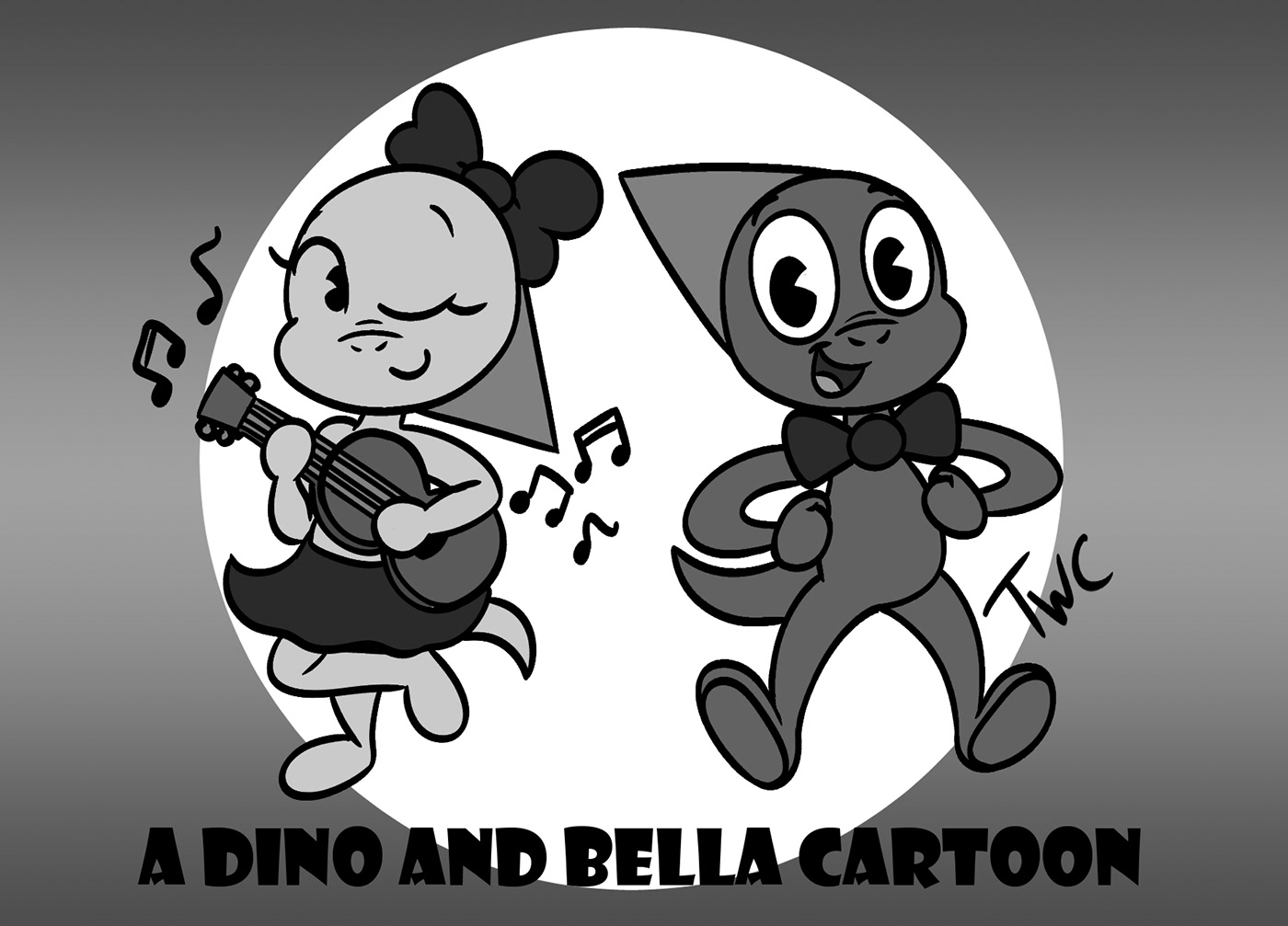 Bella cartoon Dino dinosaurs