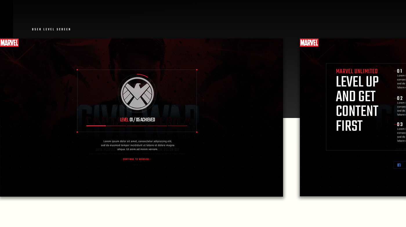 marvel captain america comics movie Movies Web Design  UI ux Web design