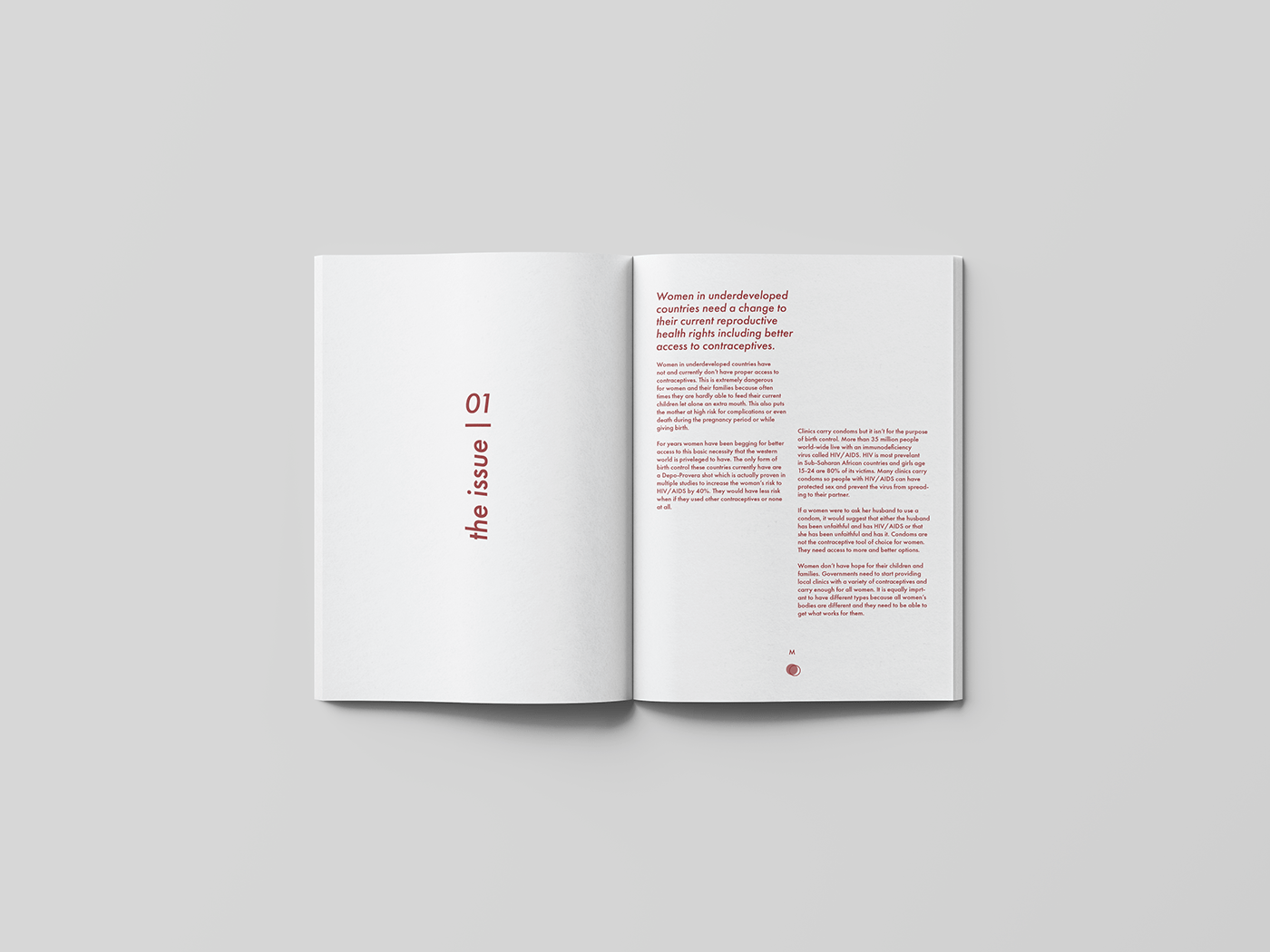 book book design contraceptives design graphic design  health rights Repetition reproductive health typography   women's rights
