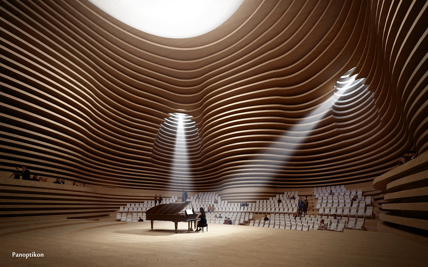 El Gouna concert hall conference center Panoptikon thepanoptikon CGI archviz visuals visualization