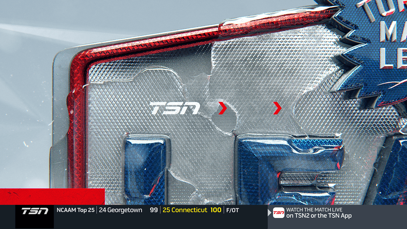 3D c4d Canada hockey logo NHL octane sports sports graphics tsn