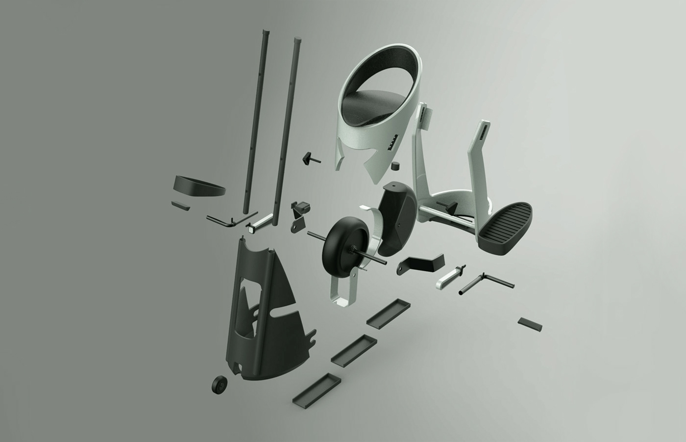 3D Modelling Design Management exercise furniture industrial design  product design 