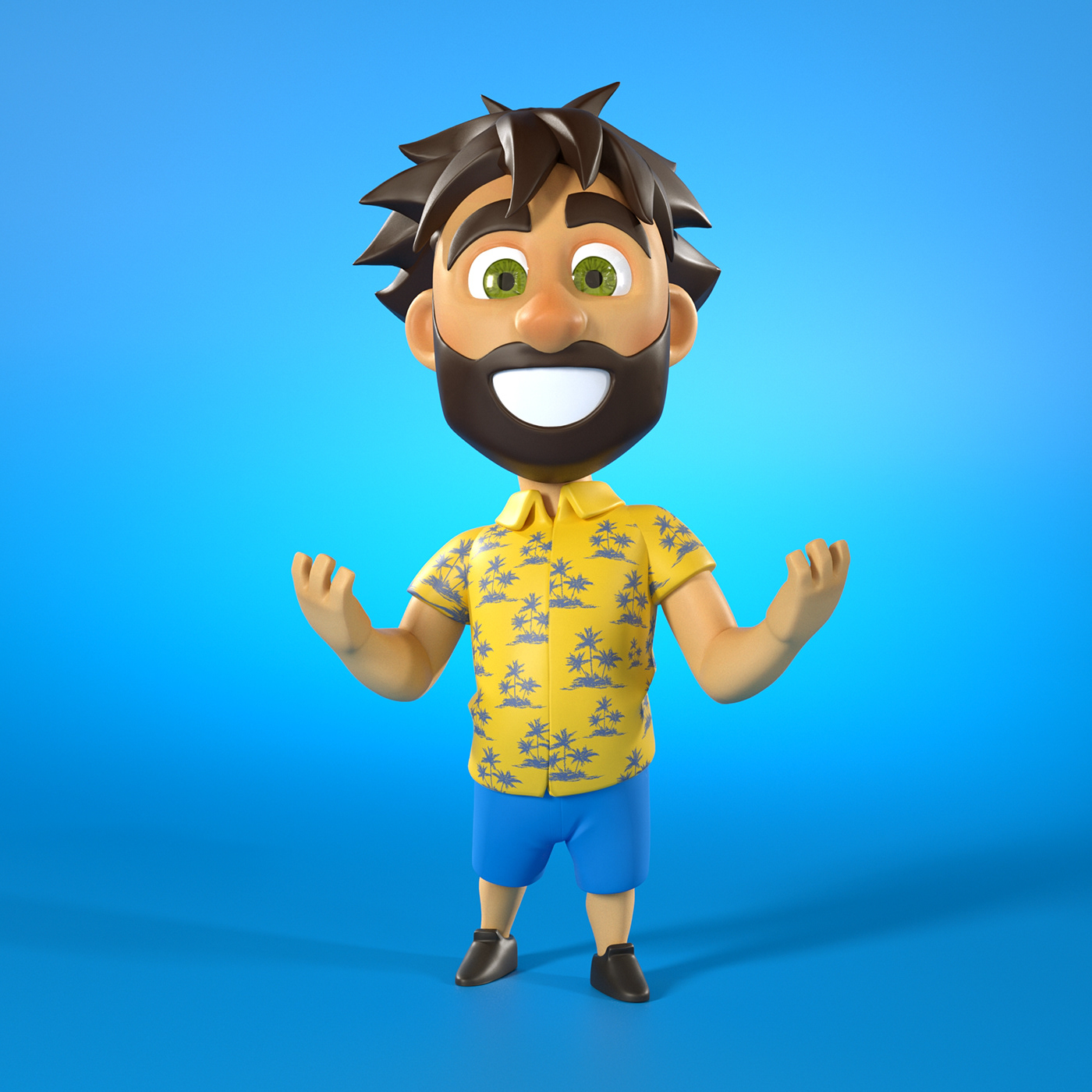 3D caricatura cartoon Character Mascot Modelagem modeling printable Zbrush