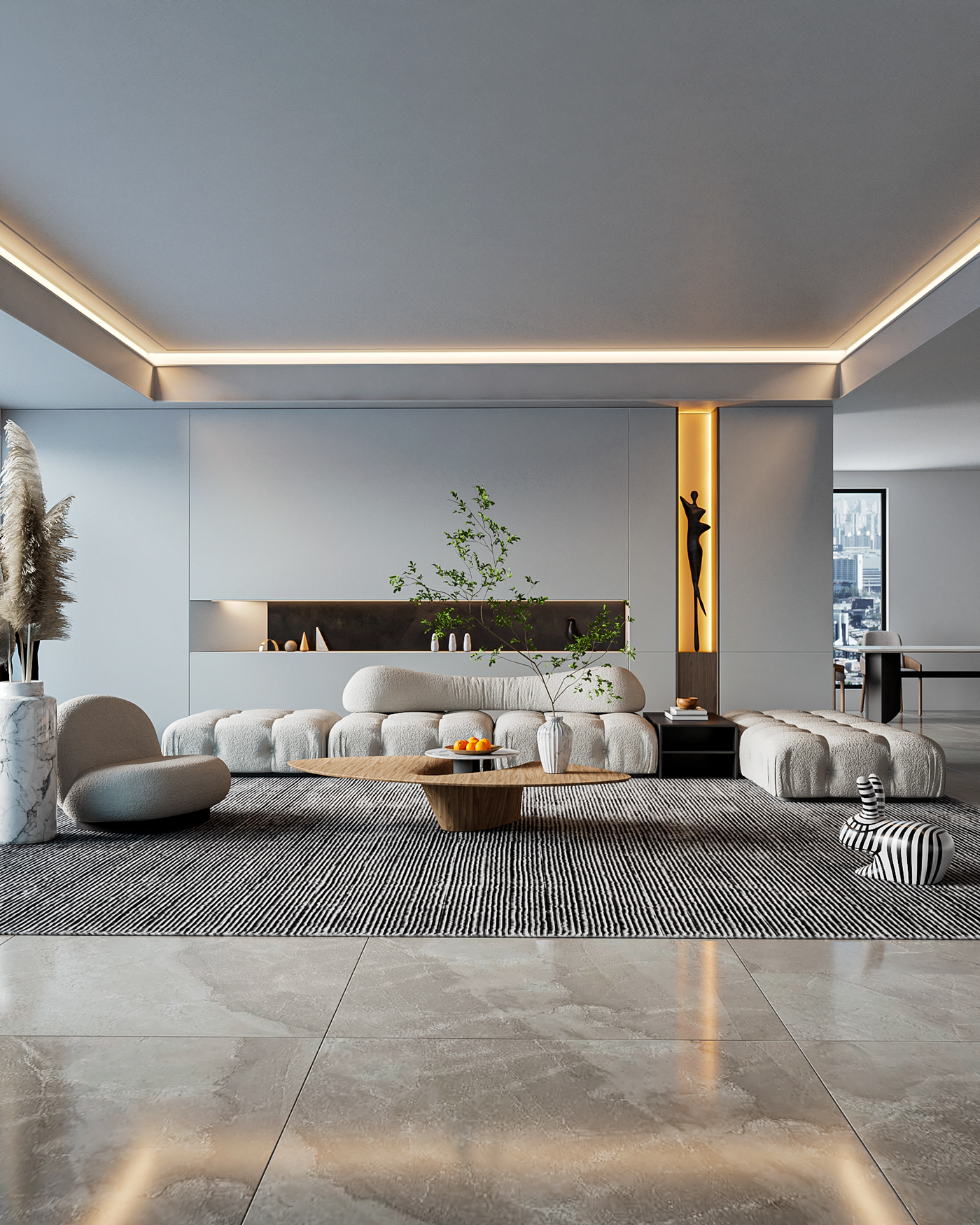 interior design  apartamento apartment architecture Clean Design living living room minimal modern white space